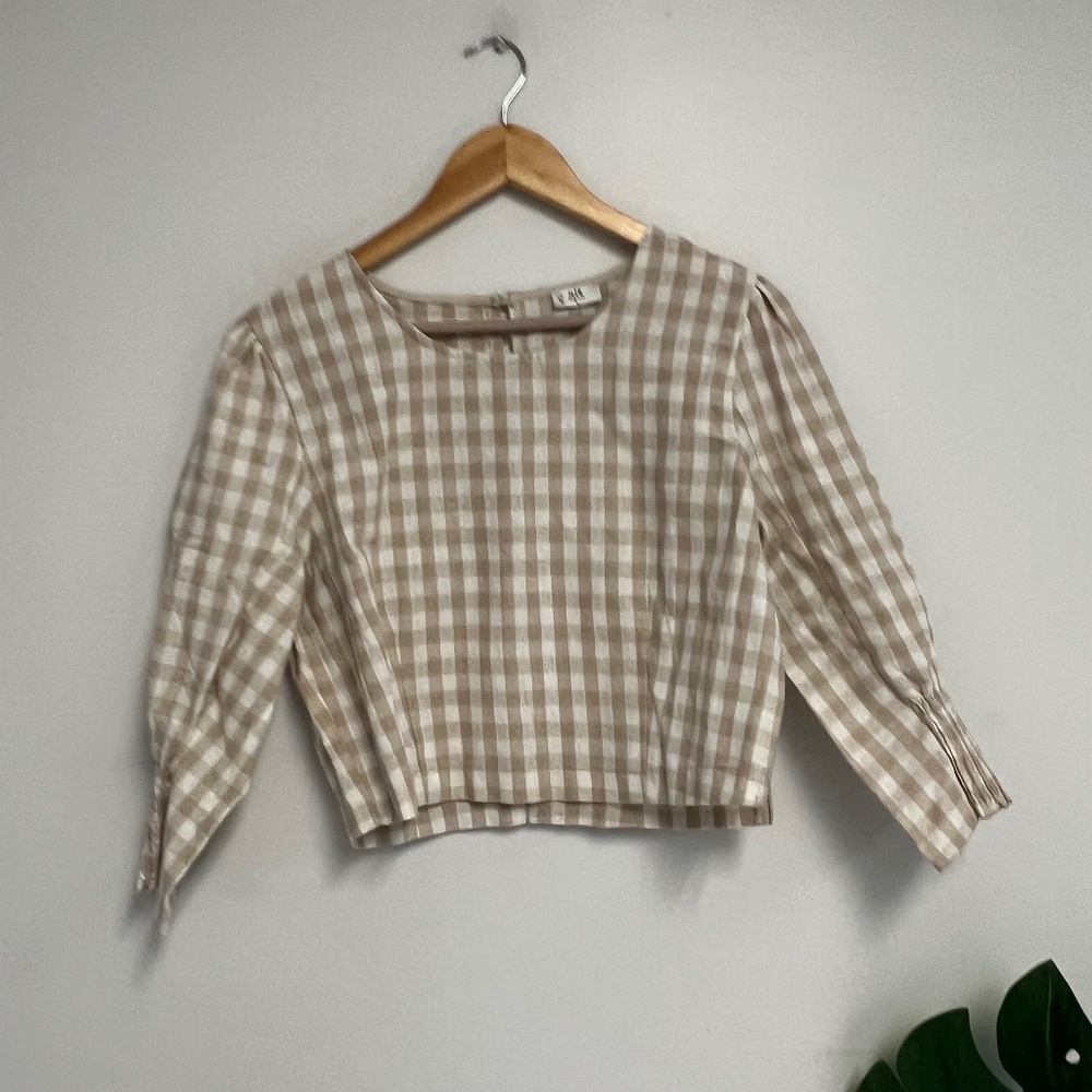 NLT Gingham Top - Picture 3 of 6